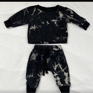 Olive & Scout baby tie dye pullover and joggers set